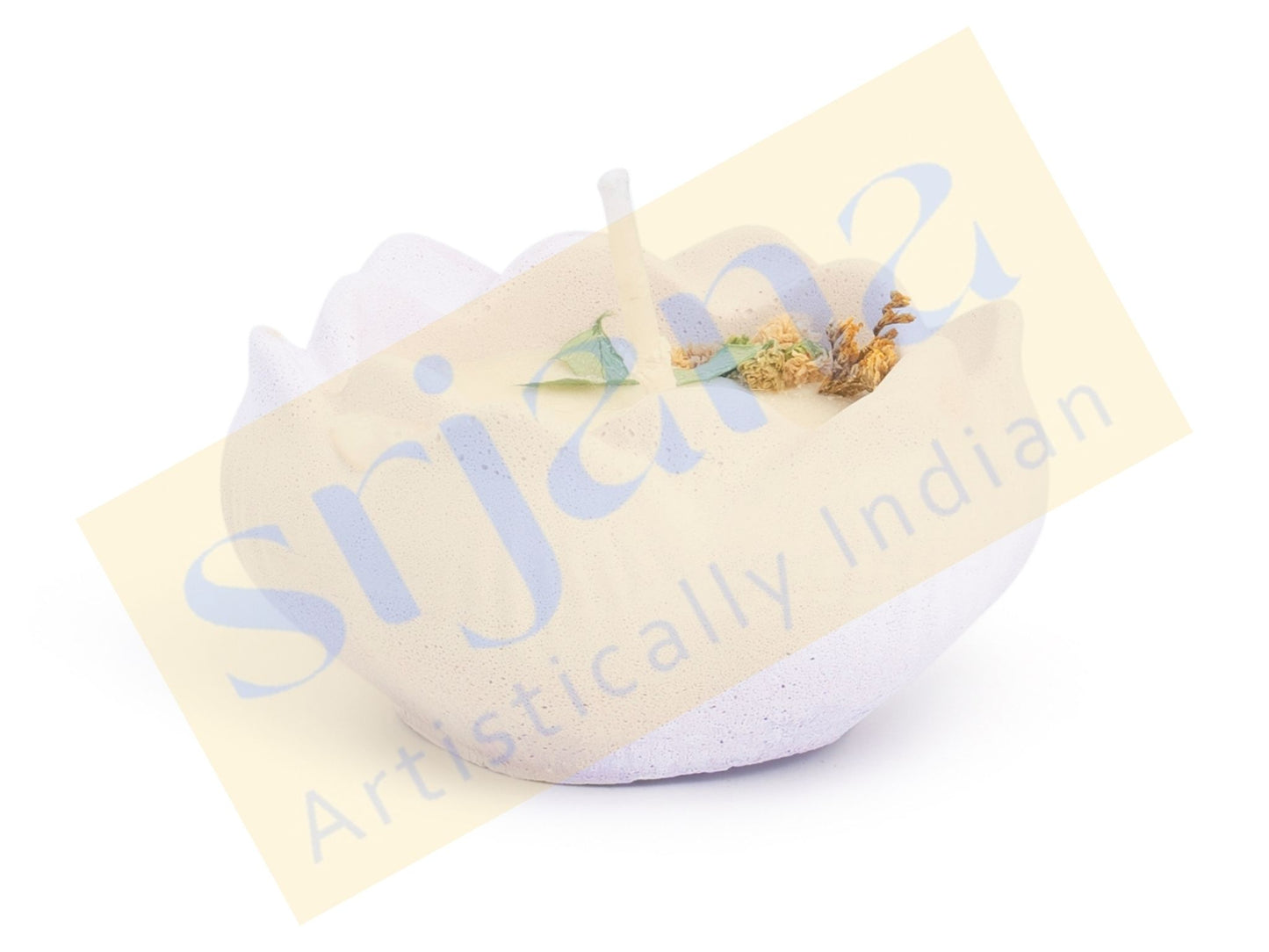 Lotus-Shaped Scented Candle