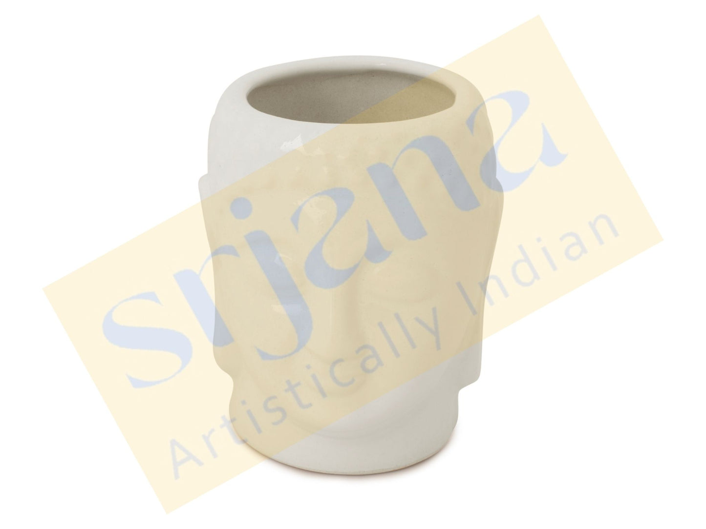 Buddha Shaped Ceramic Planter