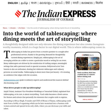 Have you ever thought about what arranging items on your dinner table can do?