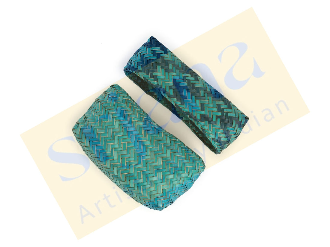 Sitalpati Long Rectangle Basket with Lid