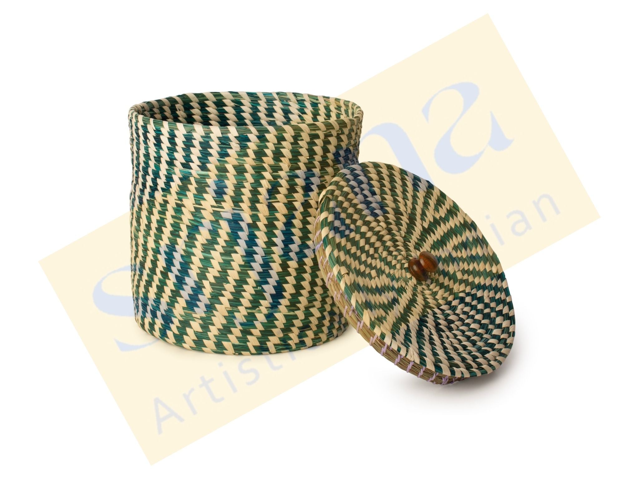 Sabai Grass Multi Purpose Basket With Lid