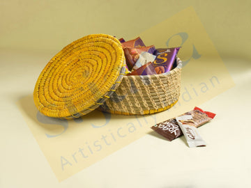 Sabai Grass Round Basket