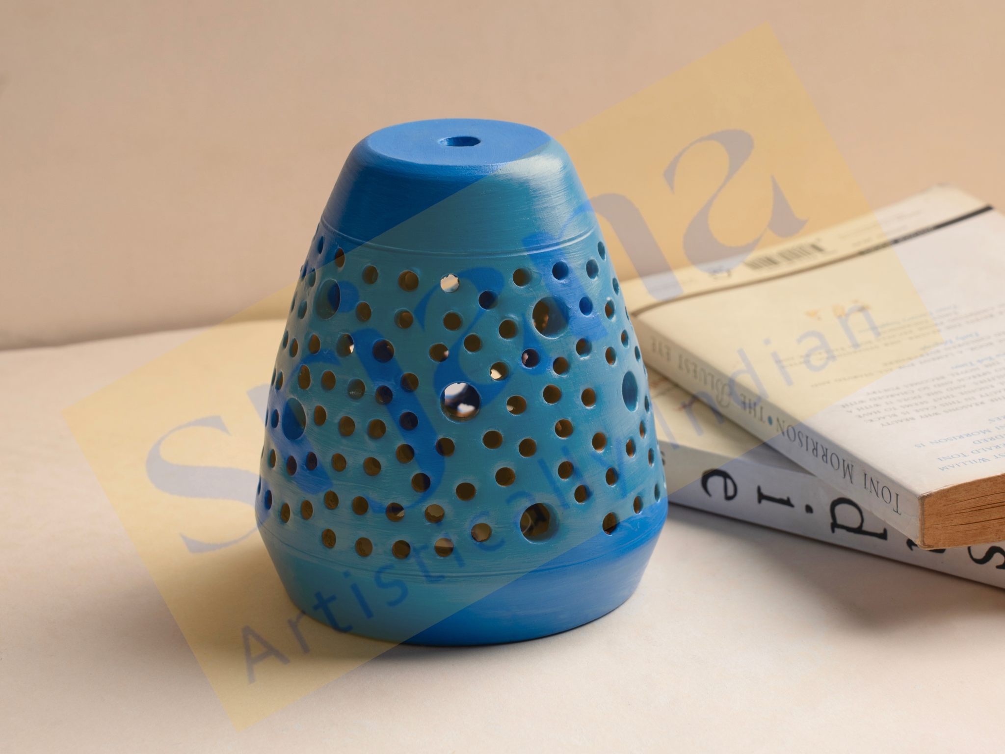 Terracotta T-Light Holder