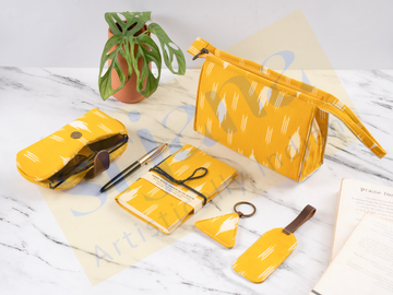 Handcrafted Ikkat Office Gift Set
