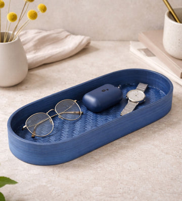 Bamboo Oval Organizer