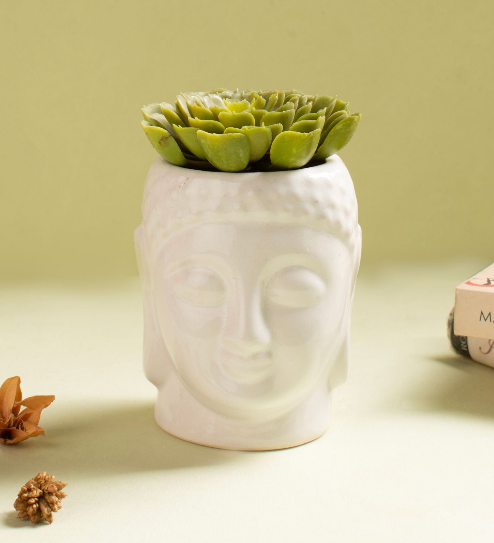 Buddha Shaped Ceramic Planter
