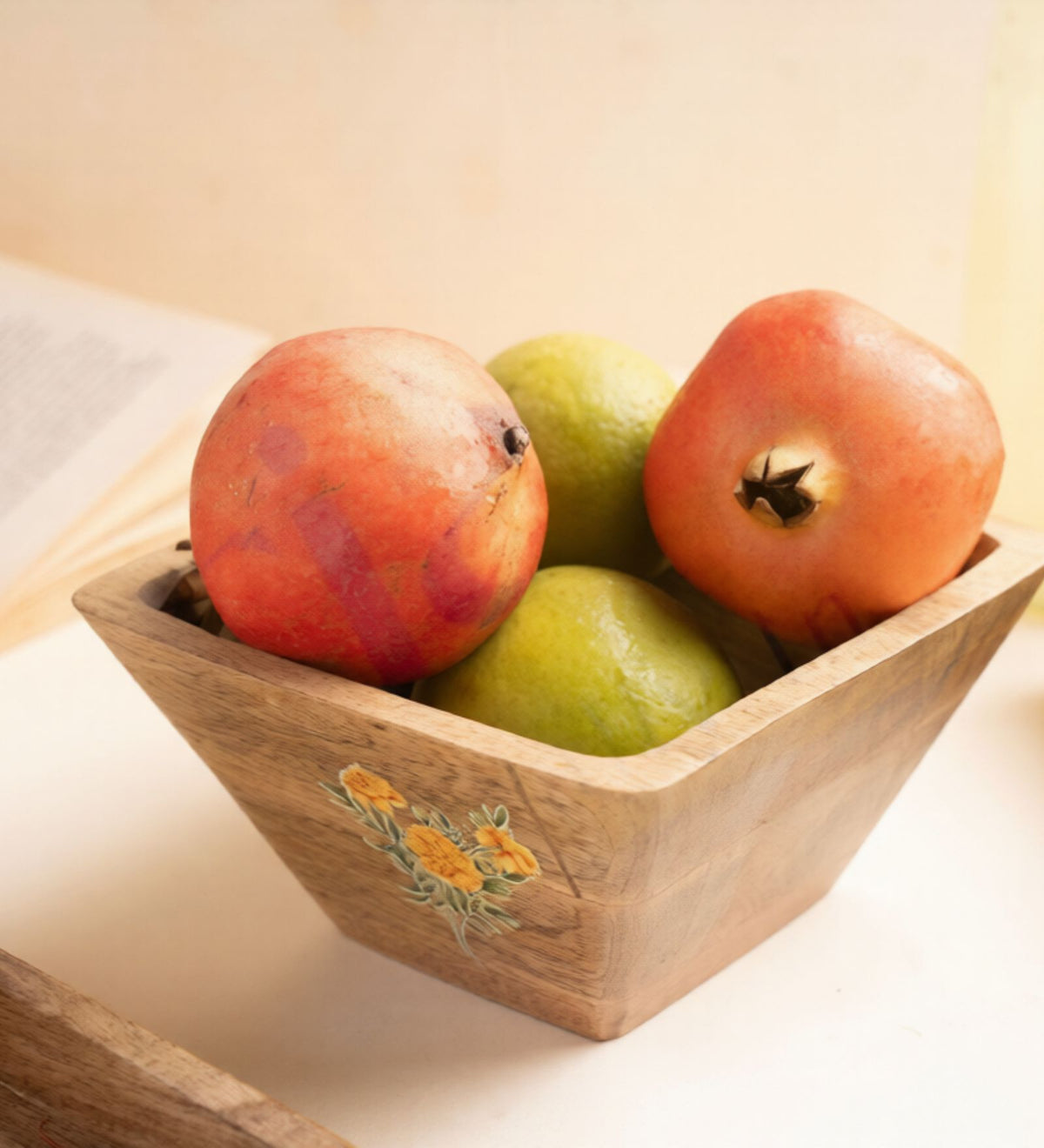 Handcrafted Wooden Fruit Bowl