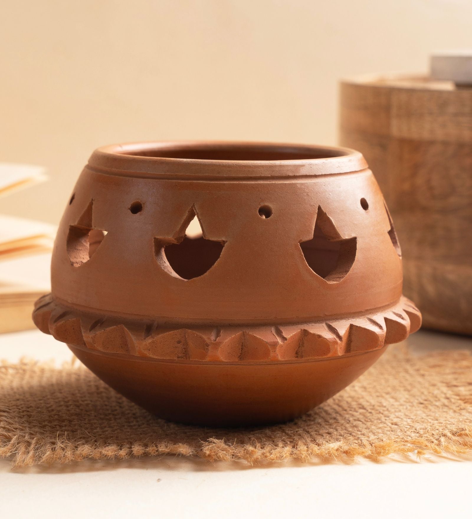 Handcrafted Terracotta Diya