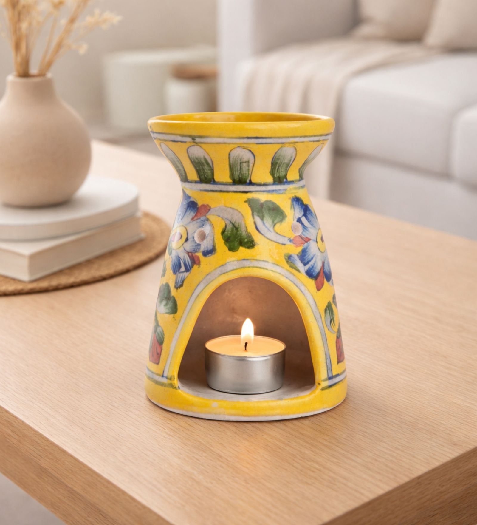 Blue Pottery Oil Burner