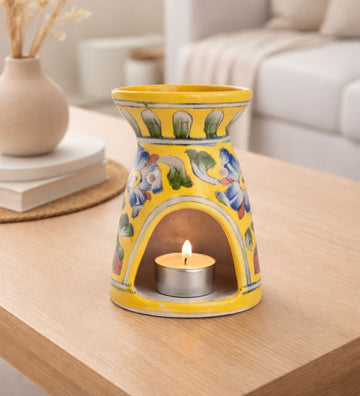 Blue Pottery Oil Burner