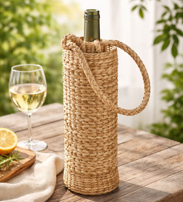 Handwoven Kauna Grass Wine Bottle Case