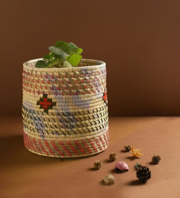 Sabai Grass Planter Cum Multi Purpose Basket