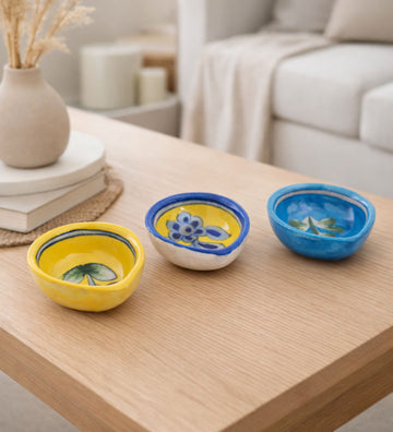 Blue Pottery Diyas