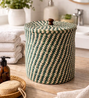 Sabai Grass Multi Purpose Basket With Lid