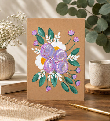 Hand-Painted Diaries (Set of 4)