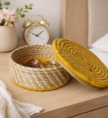 Sabai Grass Round Basket