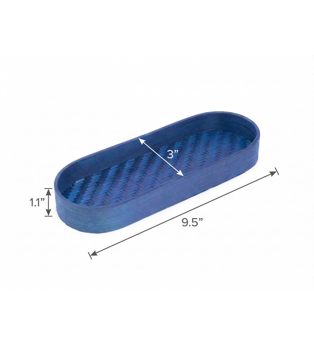 Bamboo Oval Organizer