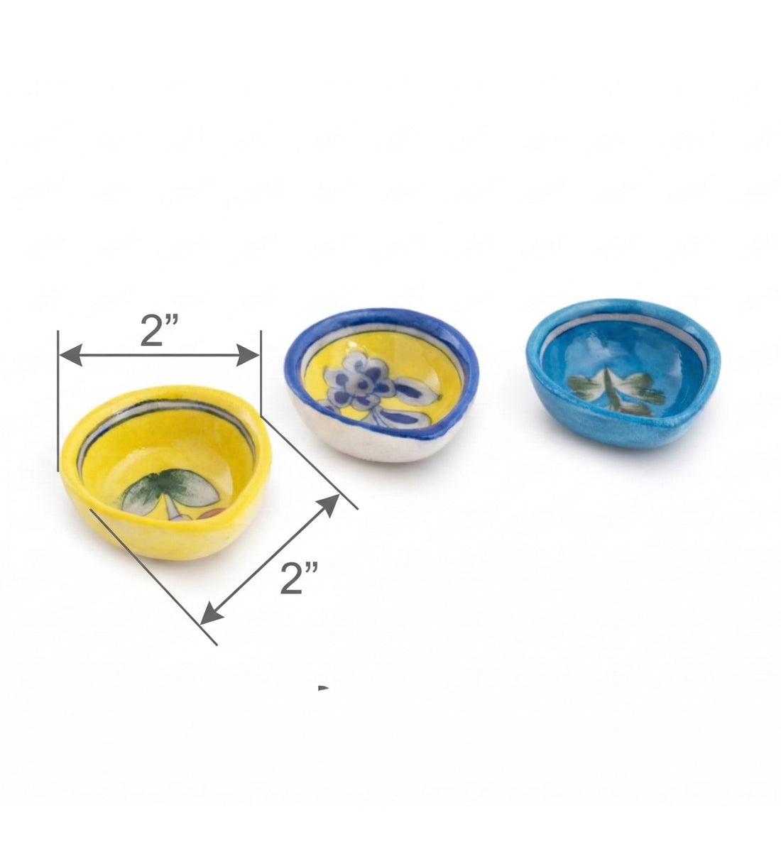 Blue Pottery Diyas