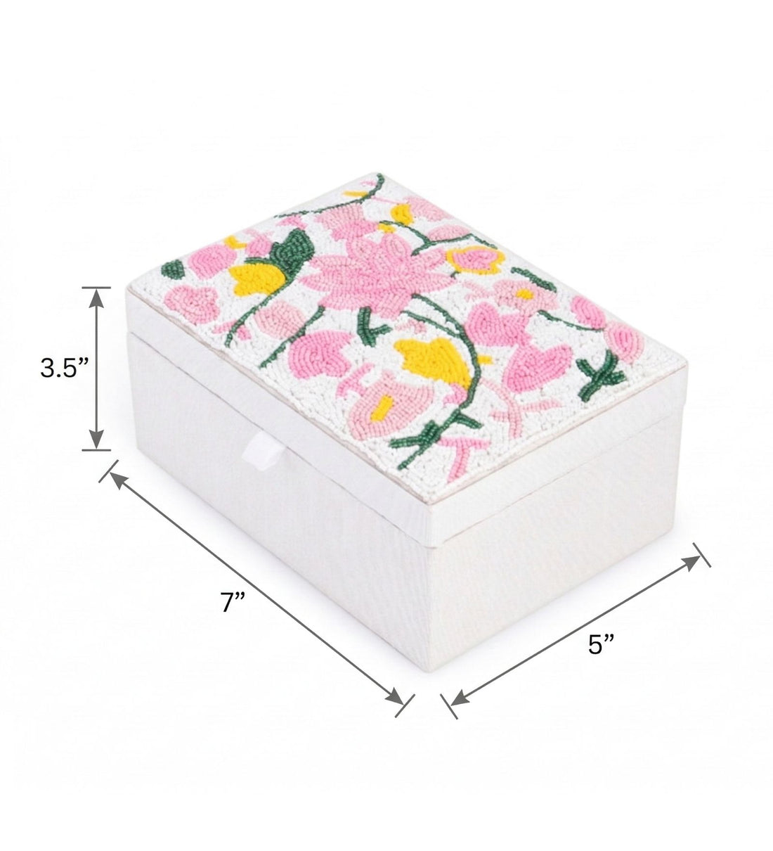 Beaded Square Box