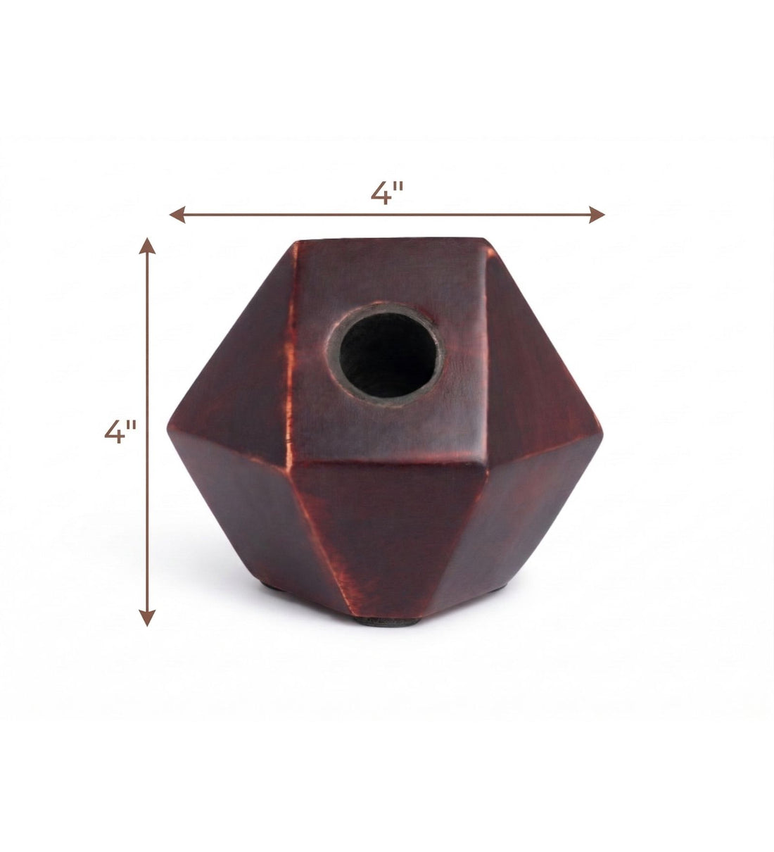 Geometric Wooden Pen Holder