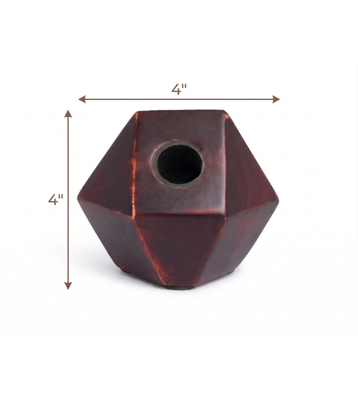 Geometric Wooden Pen Holder
