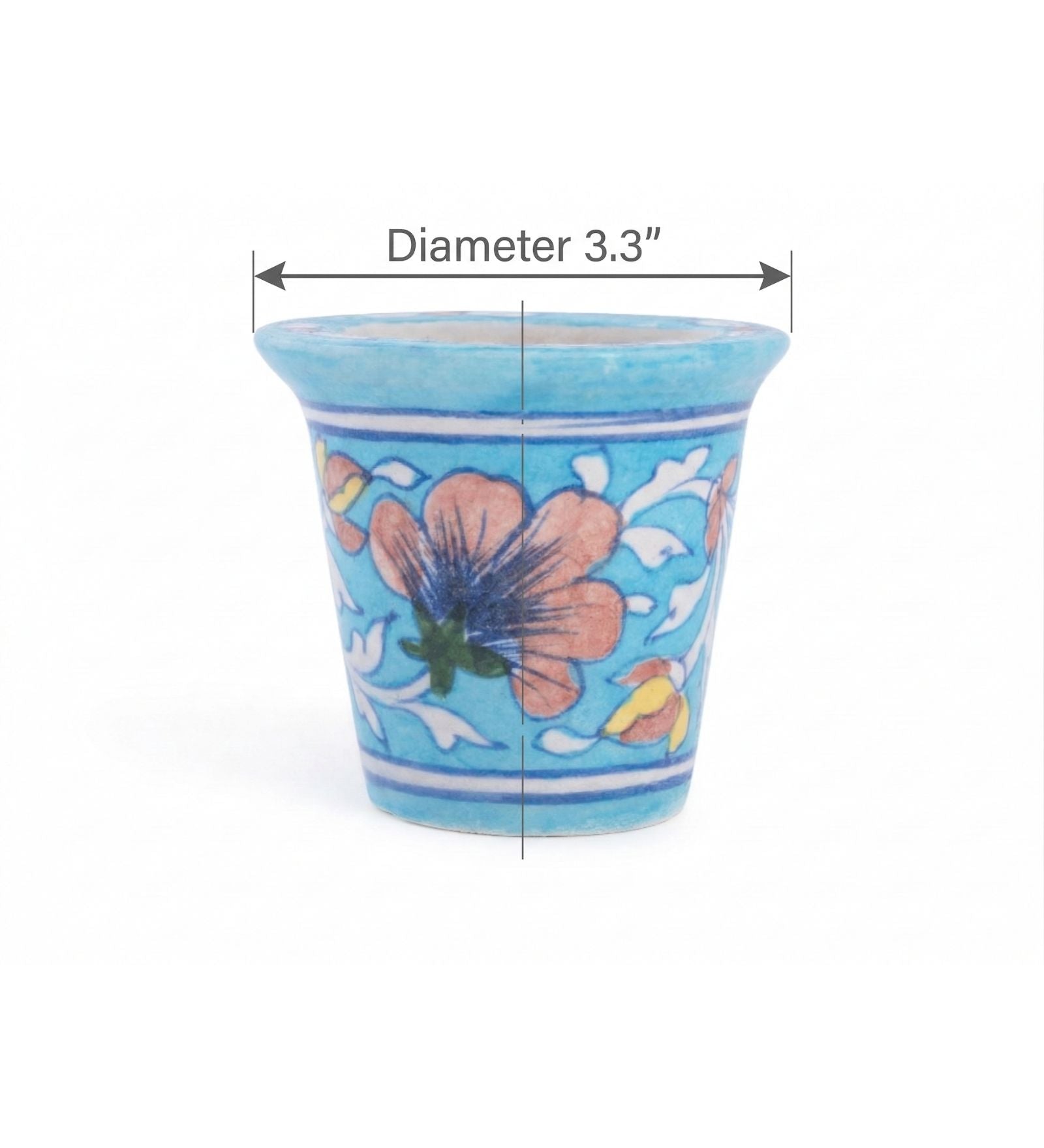 Blue Pottery Planter