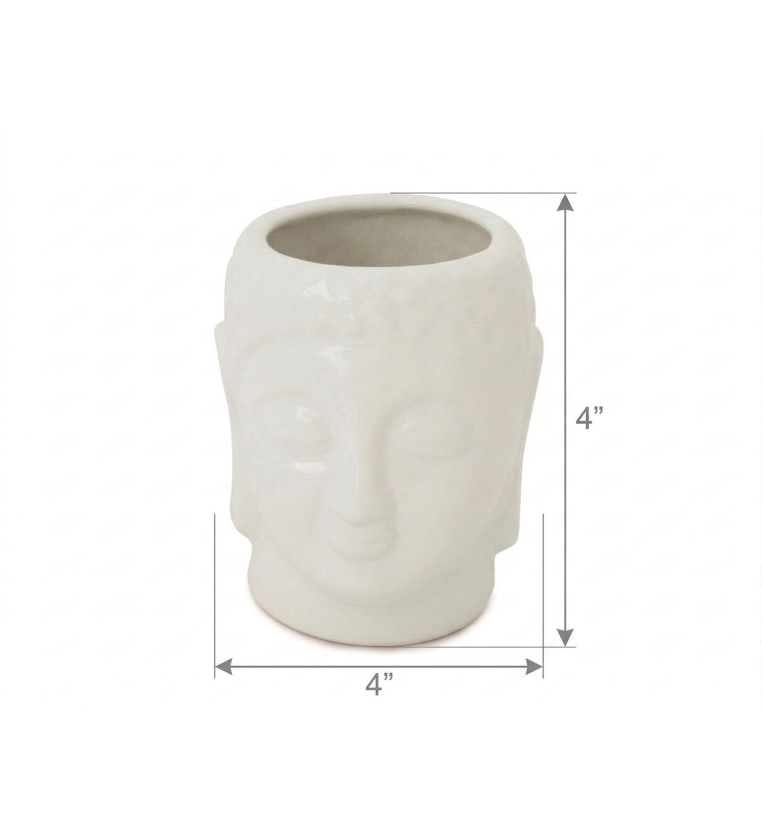Buddha Shaped Ceramic Planter