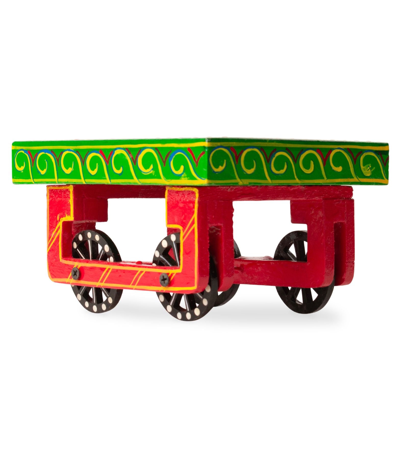 Hand Painted Wooden Thela Tray
