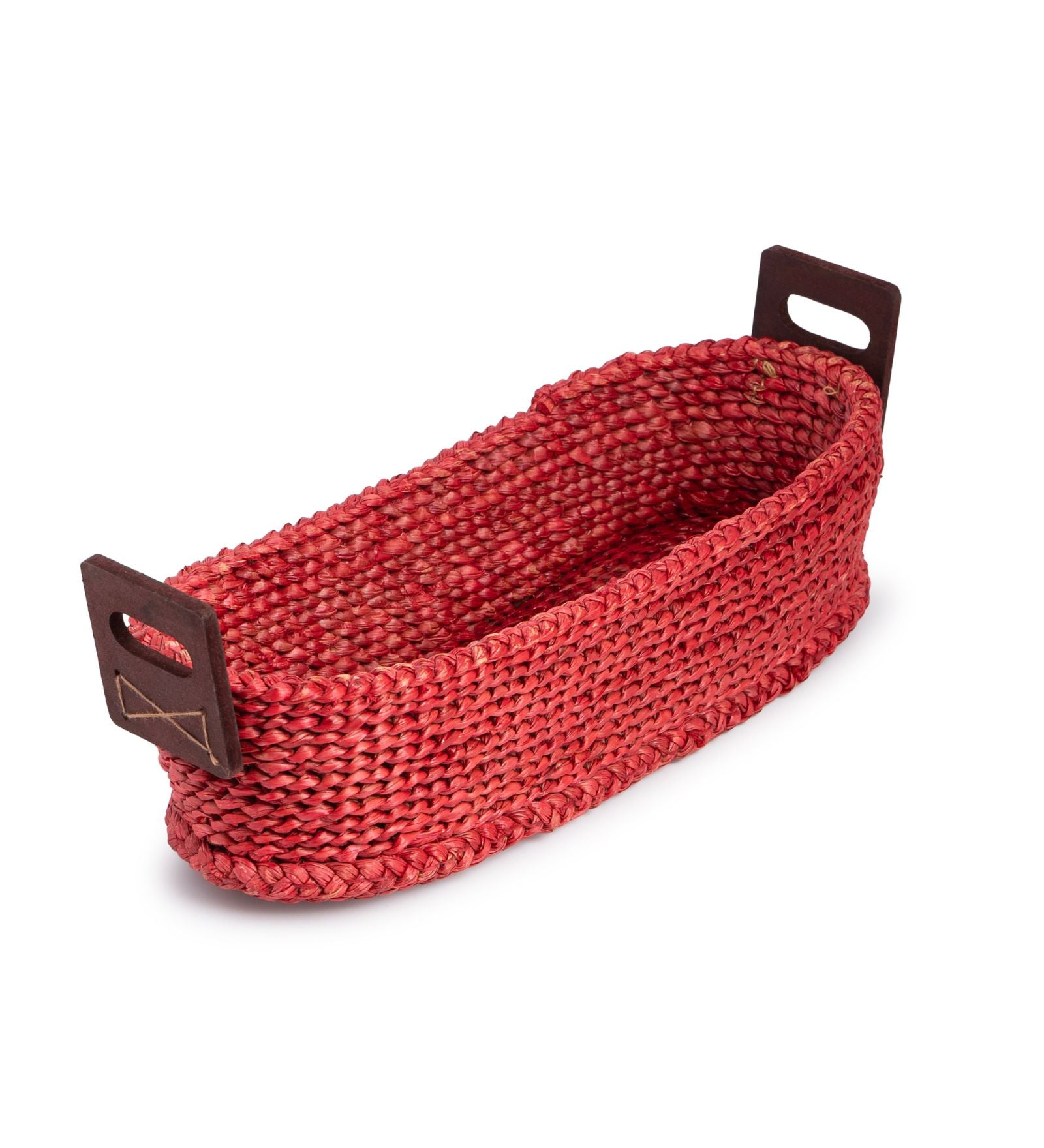 Hogla Grass Multipurpose Oval Basket with Handles