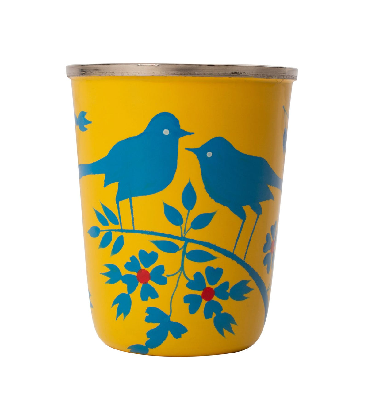 Hand Painted Steel Glass (Capacity 180 ml)