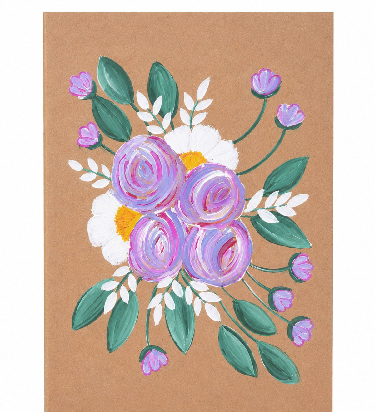 Hand-Painted Diaries (Set of 4)