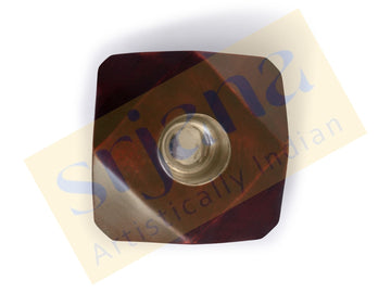 Geometric Wooden Pen Holder