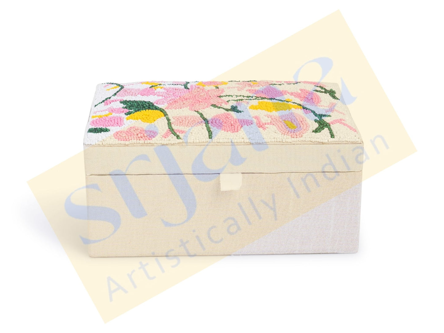 Beaded Square Box
