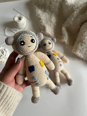 Handcrafted Crochet Astronaut Plush Toy