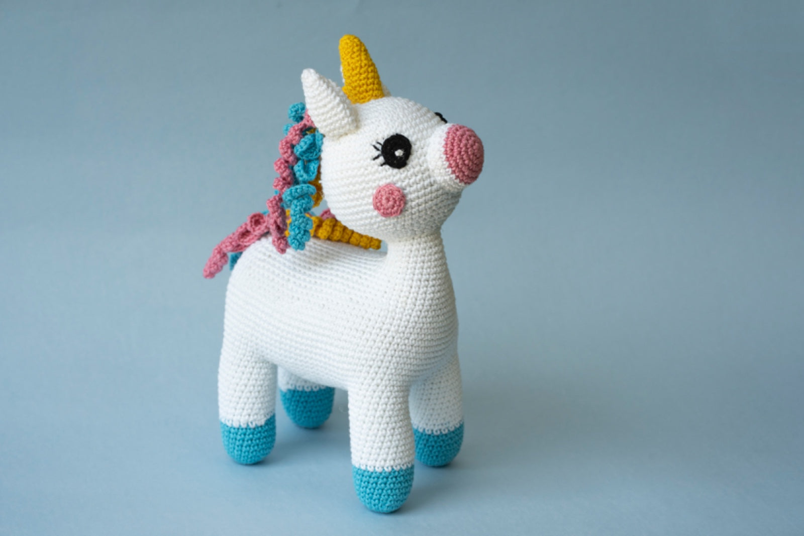 Handcrafted Crochet Unicorn Plush Toy
